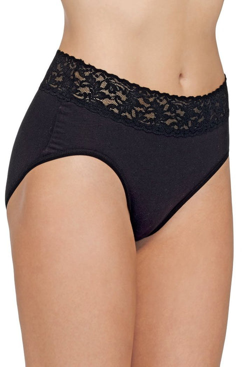 Hanky Panky Signature Lace Cotton French Brief